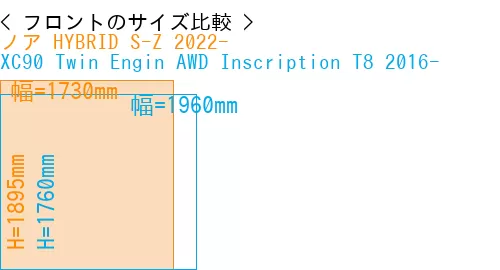 #ノア HYBRID S-Z 2022- + XC90 Twin Engin AWD Inscription T8 2016-